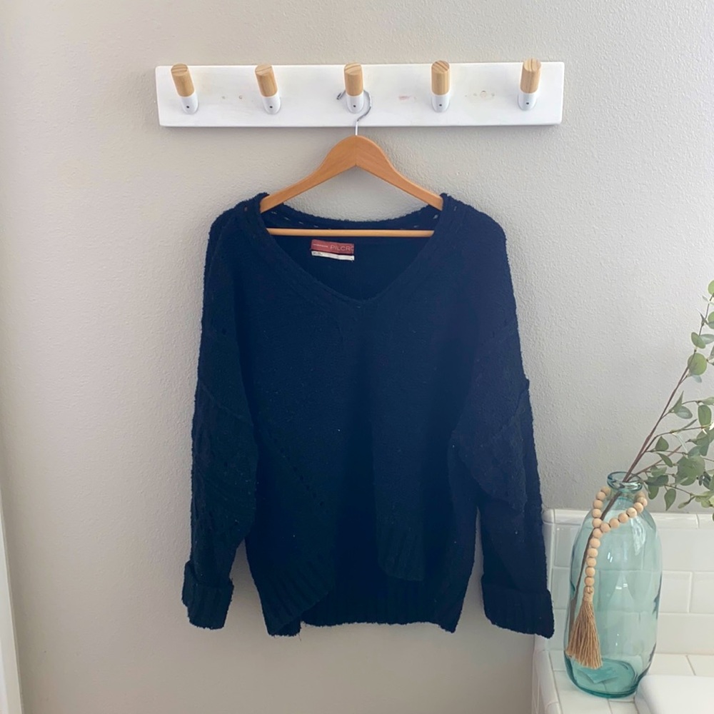 Anthropologie Pilcro Black Slouchy Sweater - New